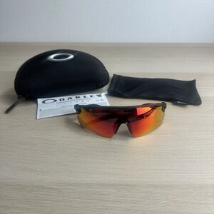 Oakley Radar Ev Path Men's Sunglasses Black Frame Red Lenses - Prizm Lens